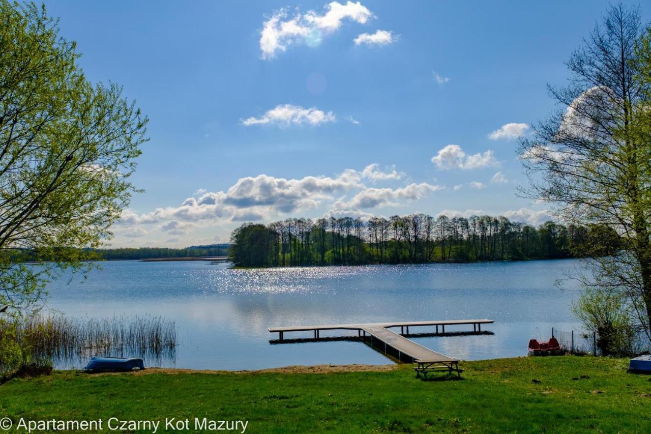 Czarny Kot Mazury Dom Caloroczny Villa Malkinie Exterior photo